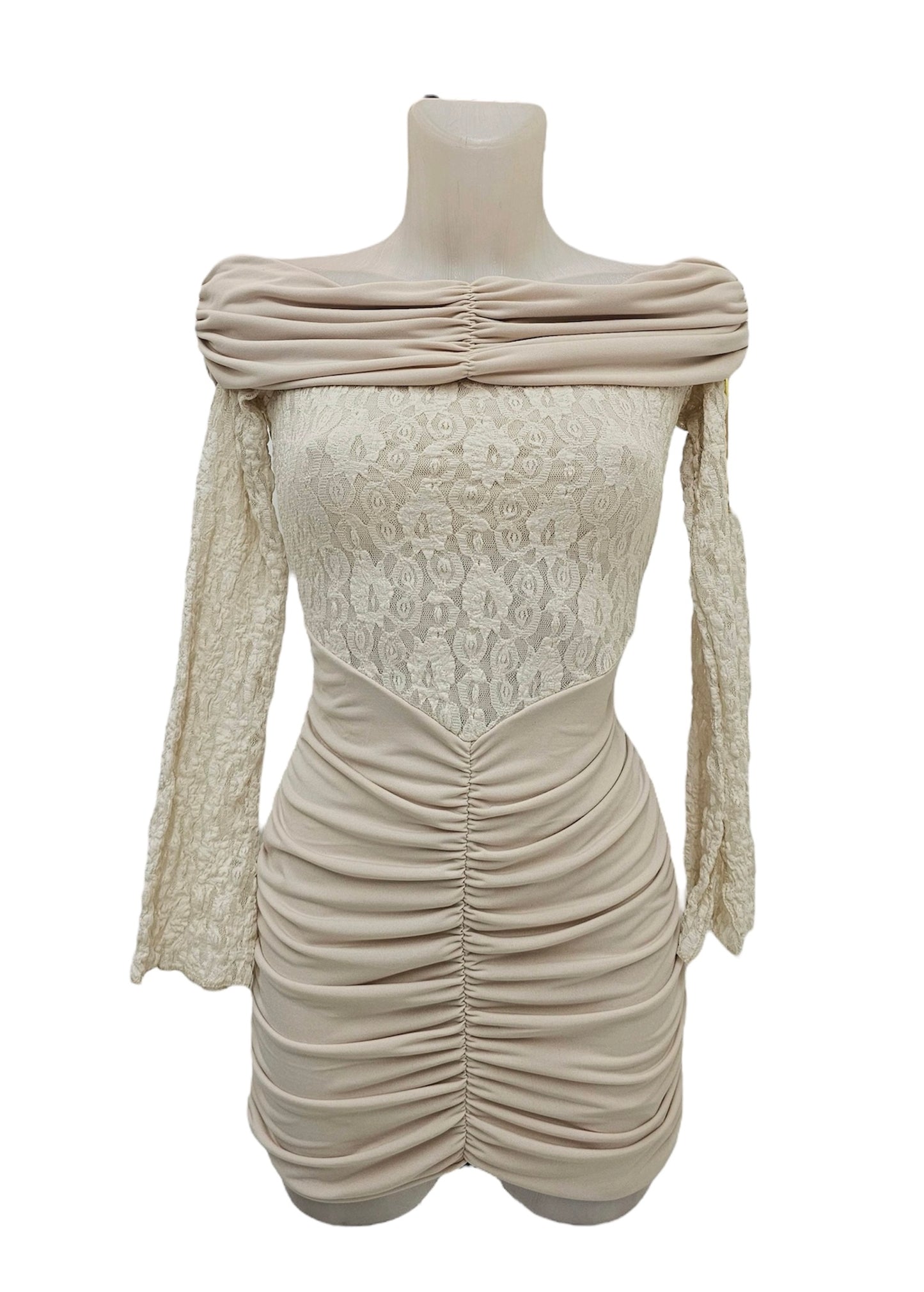 Vestido Bardot Encaje Florencia