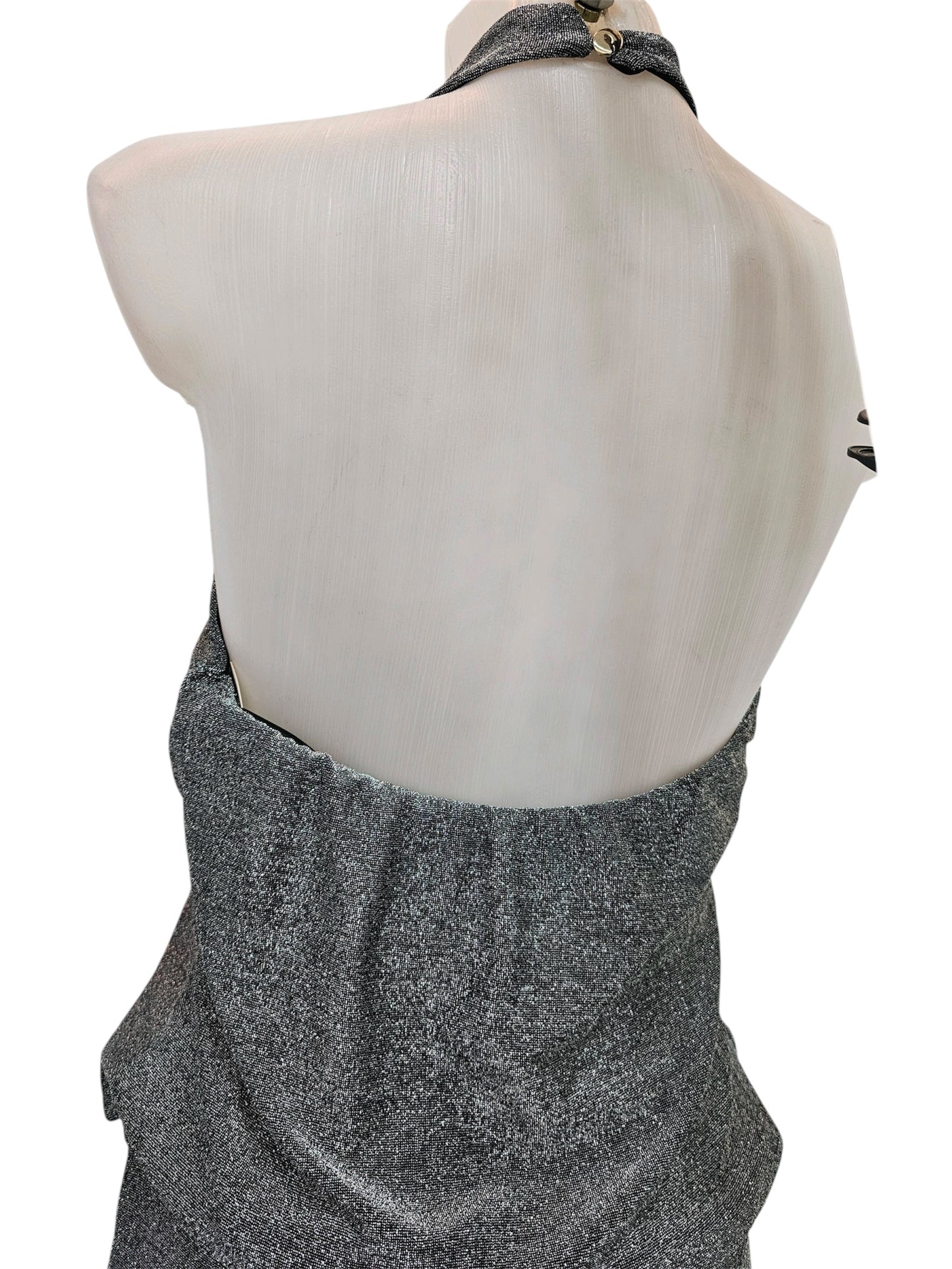 Vestido Halter Lurex Monaco