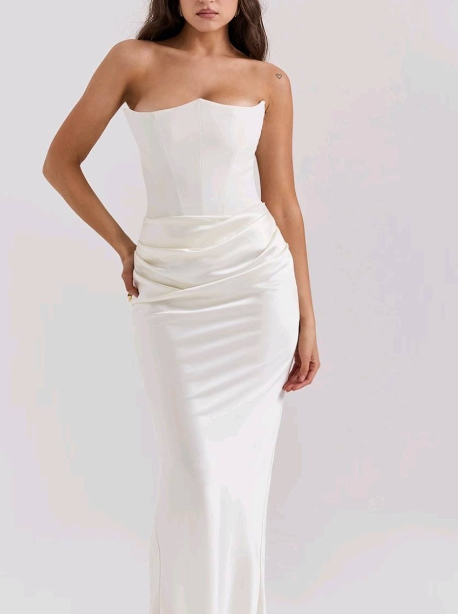 Vestido "Pasión Escarlata" Maxi Corset Sirena