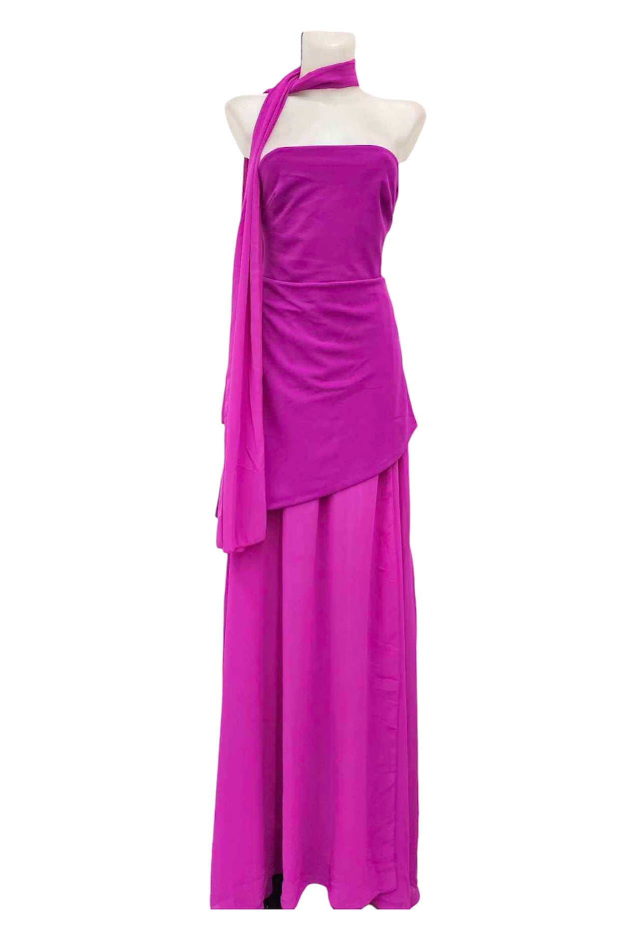 Vestido "Eclipse Nocturno" Maxi Strapless Envolvente