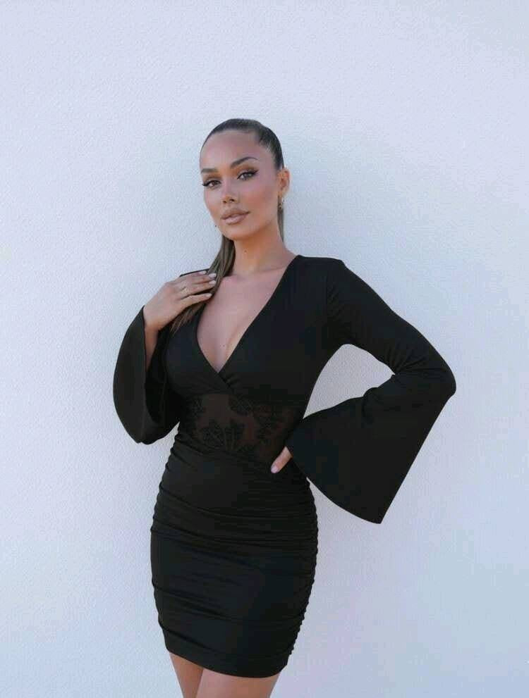 Vestido Manga Campana Encaje Sevilla