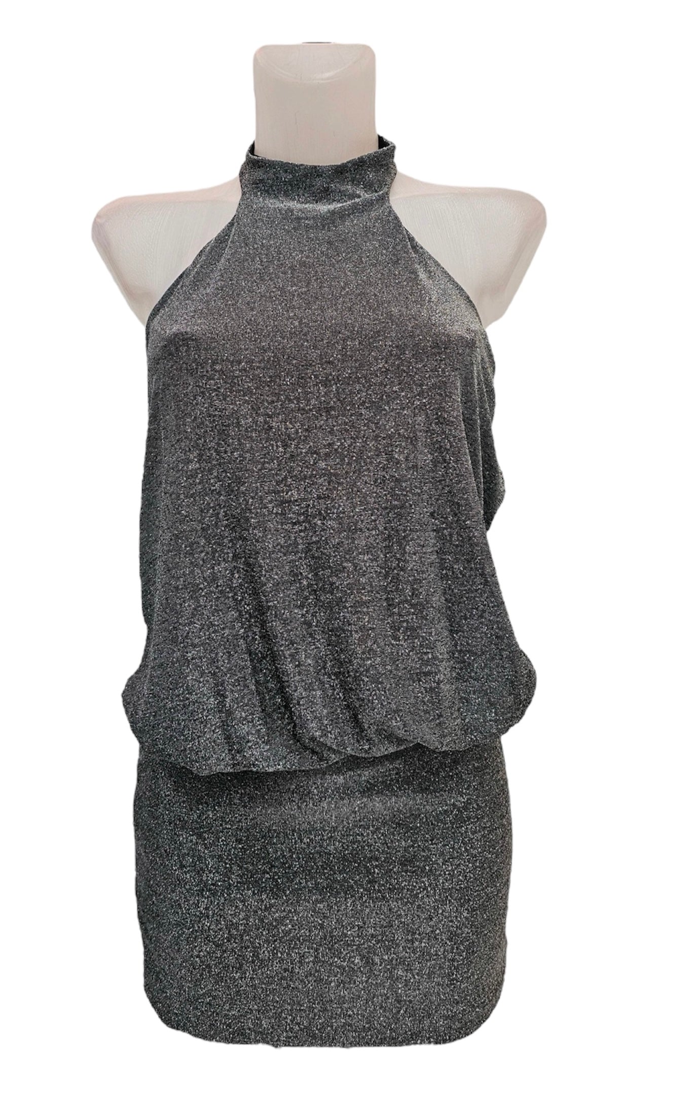 Vestido Halter Lurex Monaco