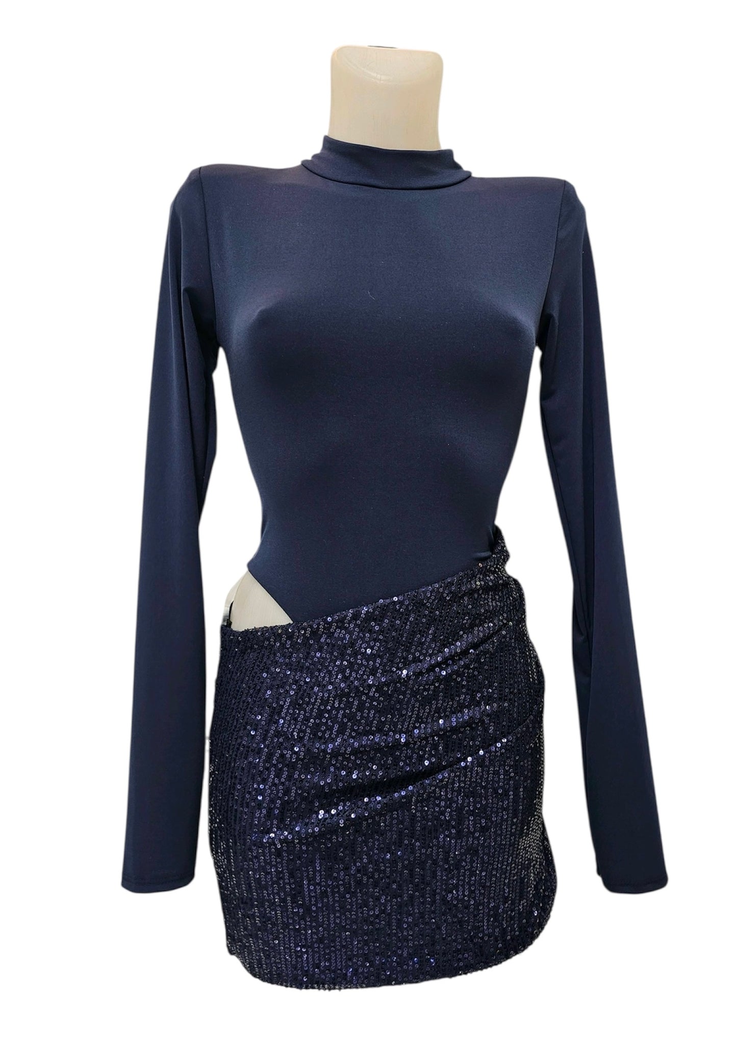 Vestido Lentejuelas Cut-Out Monaco