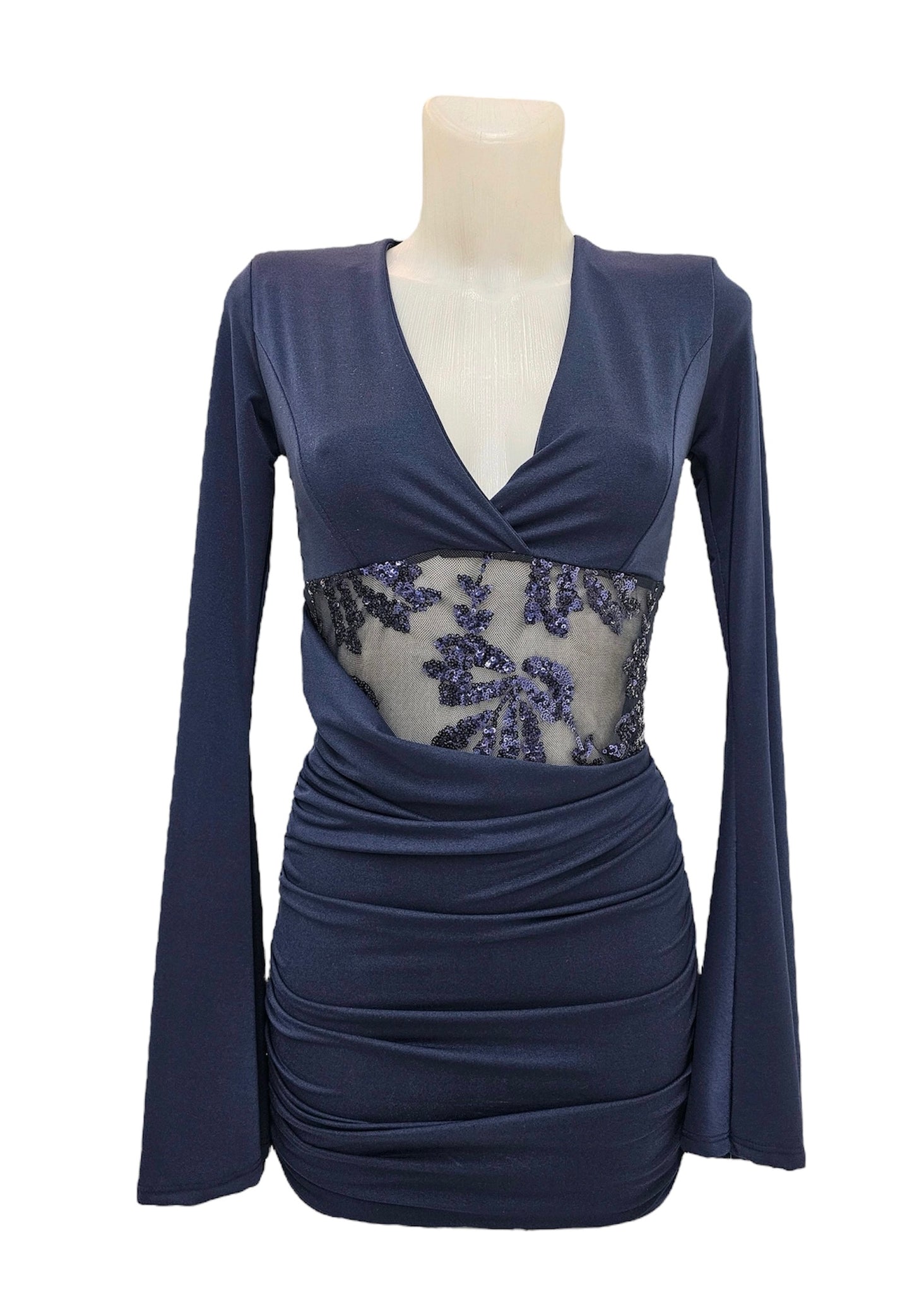 Vestido Manga Campana Encaje Sevilla