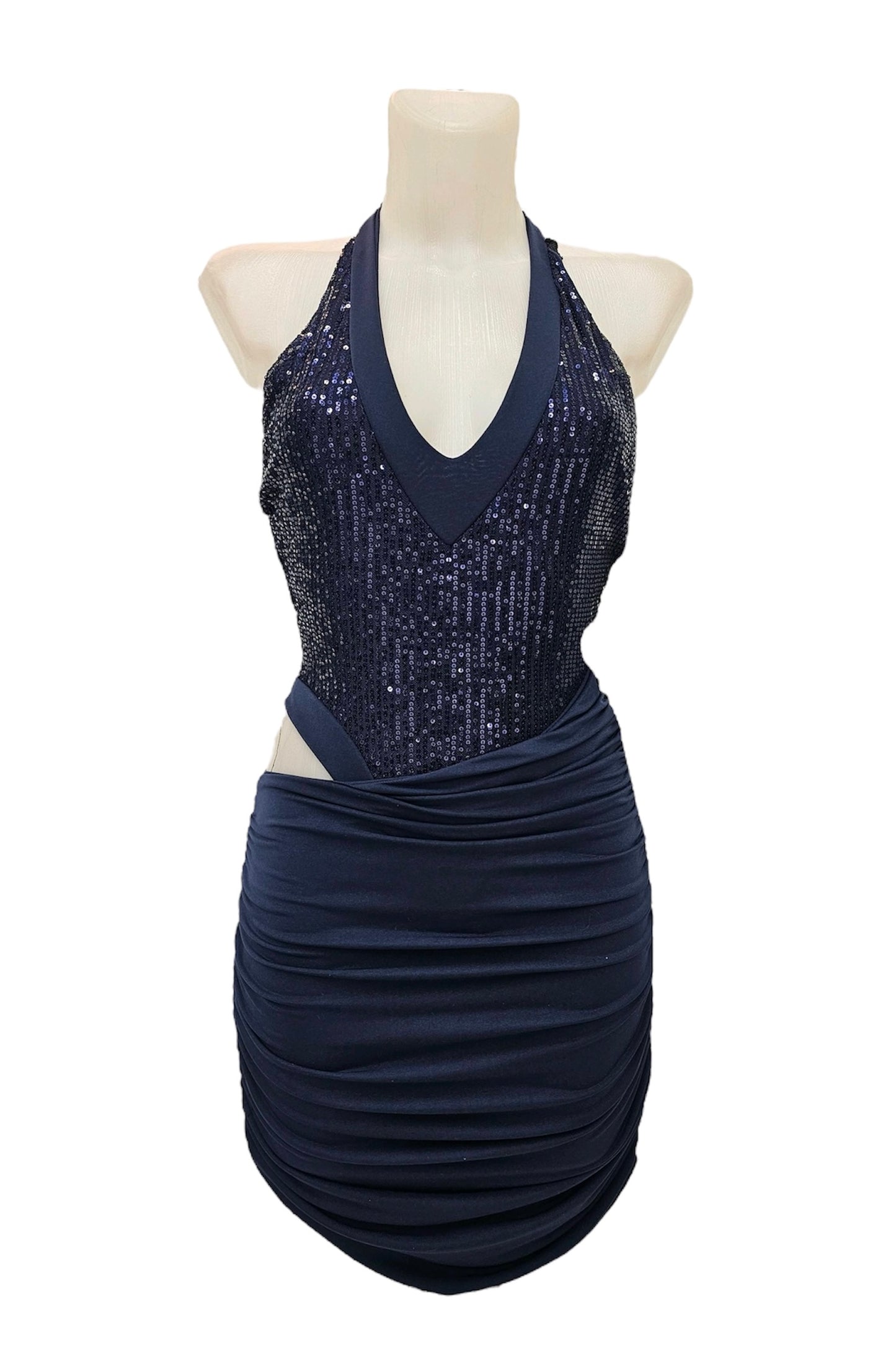 Vestido Halter Lentejuelas Dublin