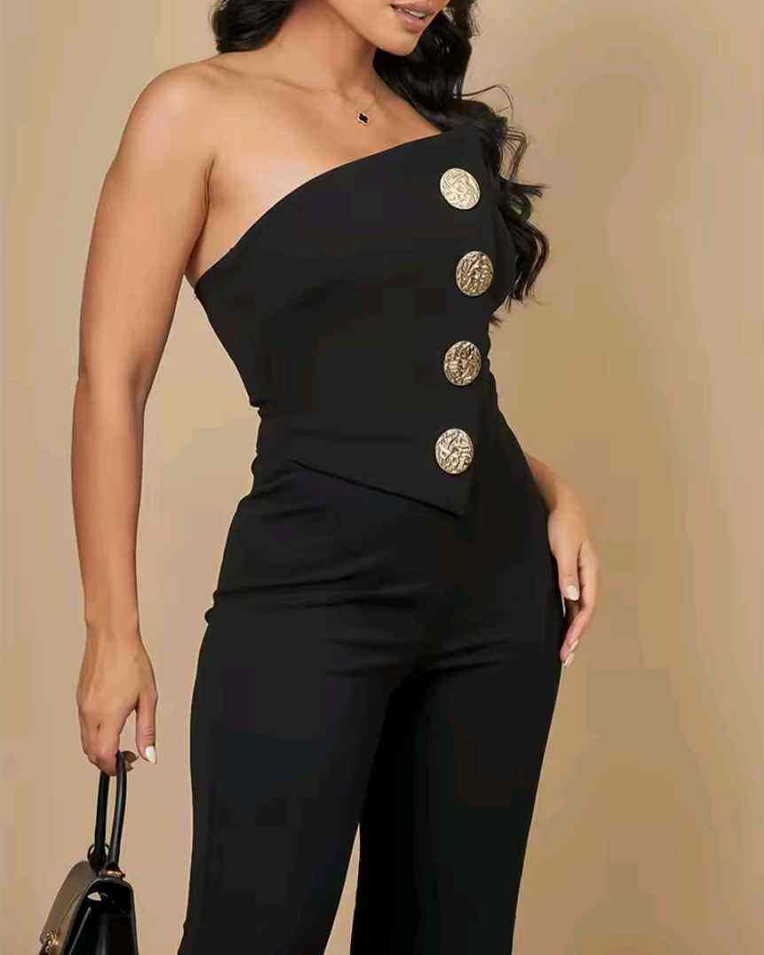 Mono Montecarlo | Botones dorados